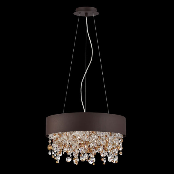 Romanelli Dark Coffee 17-Inch Four-Light Pendant