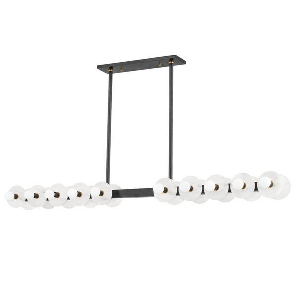 Linear Chandelier, 20-Light, Aged Old Bronze, 59.5"W (4260-AOB A8G9J)