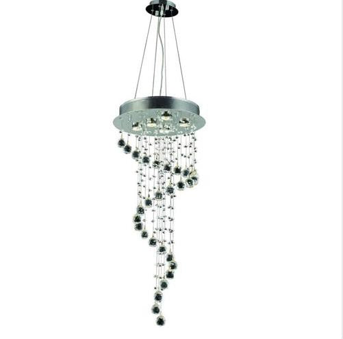 Chrome Five Light 36-in Pendant