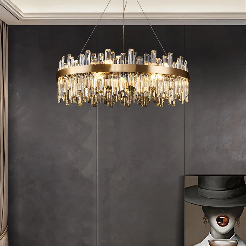 Asti Crystal Modern Chandelier