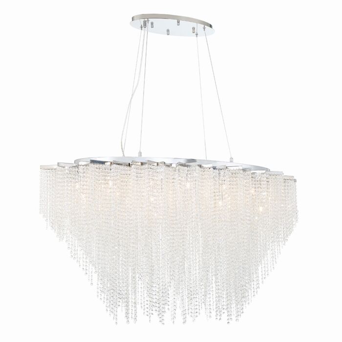 Cohen 18-Light Chandelier in Chrome