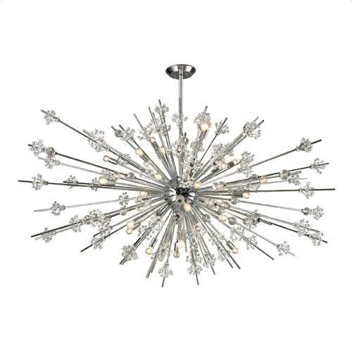 Chrome 31-Light Chandelier