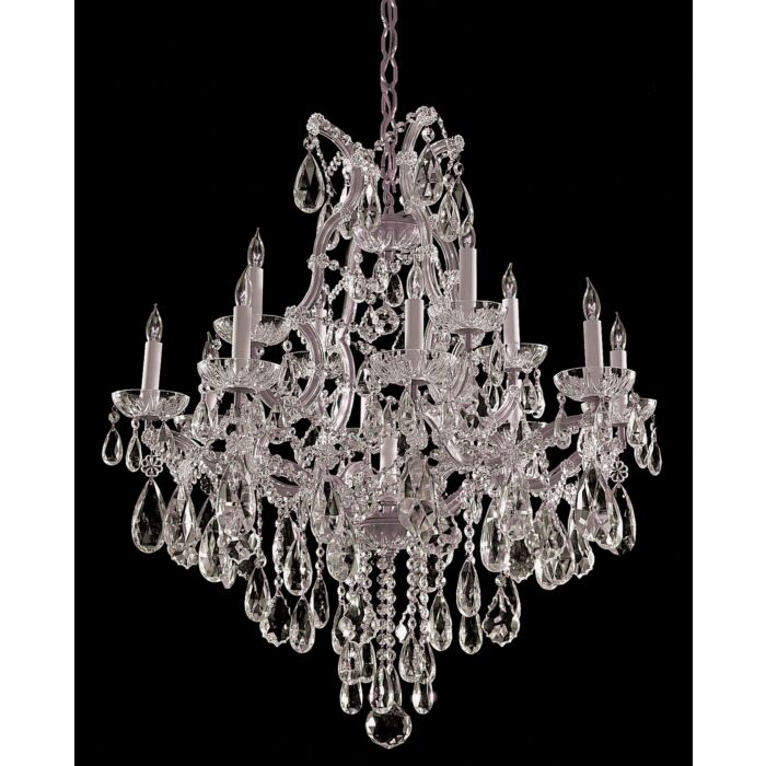 Maria Theresa 13-Light Hand Cut Crystal Chandelier