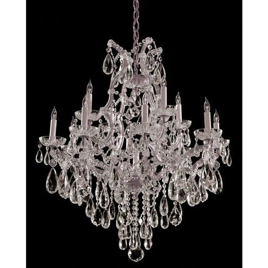 Maria Theresa 13-Light Hand Cut Crystal Chandelier