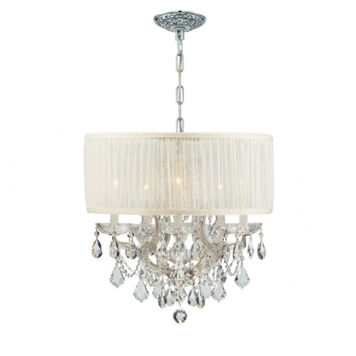 Brentwood 6-Light Mini Chandelier in Polished Chrome