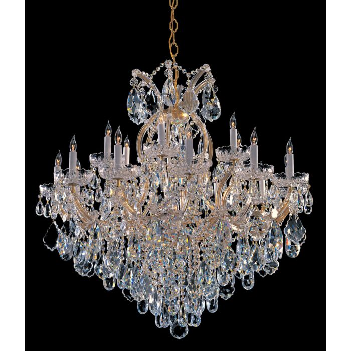 Maria Theresa 19-Light Hand Cut Crystal Chandelier