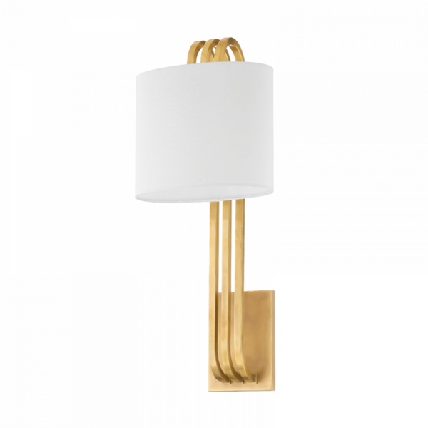 Wall Sconce, 1-Light, Brass, 21.5"H (442-22-VB 94FP)