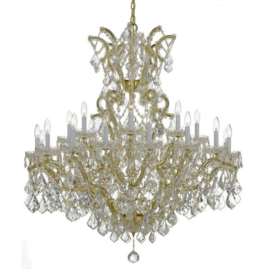 Maria Theresa 25-Light Hand Cut Crystal Chandelier