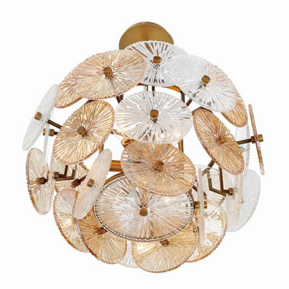 Sue-Anne 6-Light Chandelier in Plated Brass