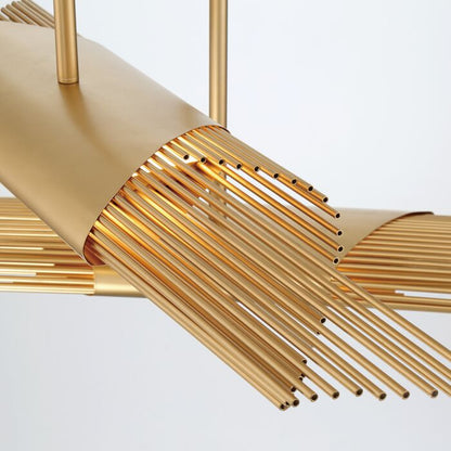 Umura 6-Light LED Chandelier in Gold