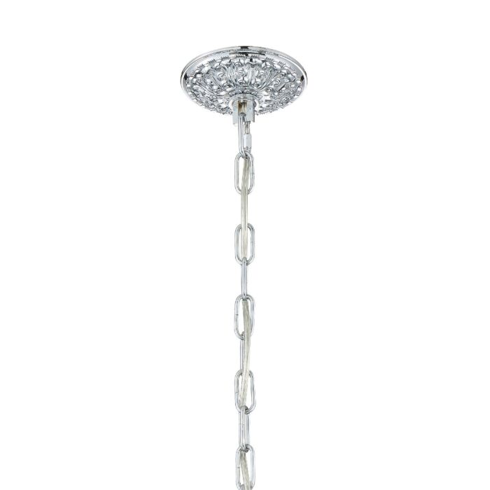 Maria Theresa 12-Light Chandelier in Polished Chrome