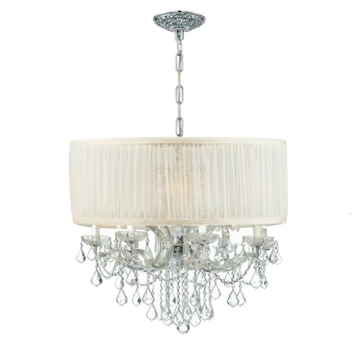 Brentwood 12-Light Chandelier in Polished Chrome