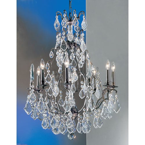 Versailles Antique Bronze Nine-Light Chandelier