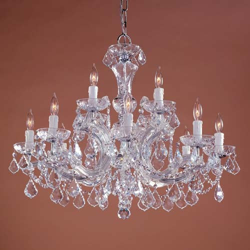 Two-Tier Crystal Chandelier