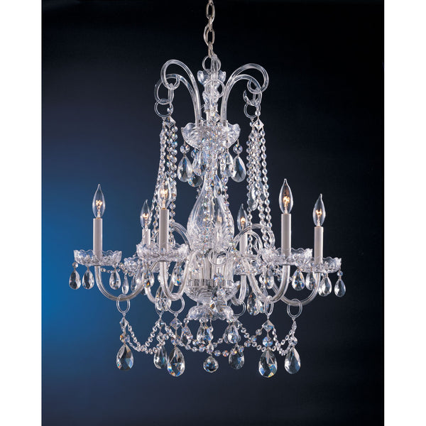 Group Traditional Crystal Crystal chandelier with Clear Swarovski Spectra Crystal