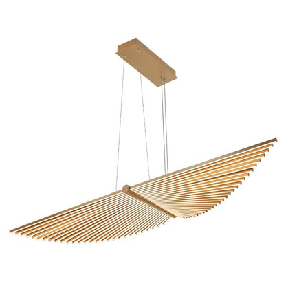 Seraph 1-Light LED Chandelier in Gold