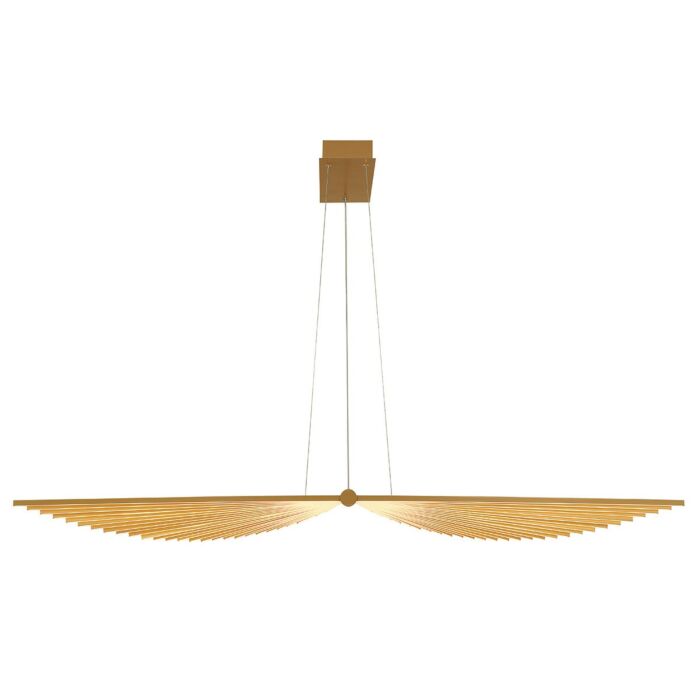 Seraph 1-Light LED Chandelier in Gold