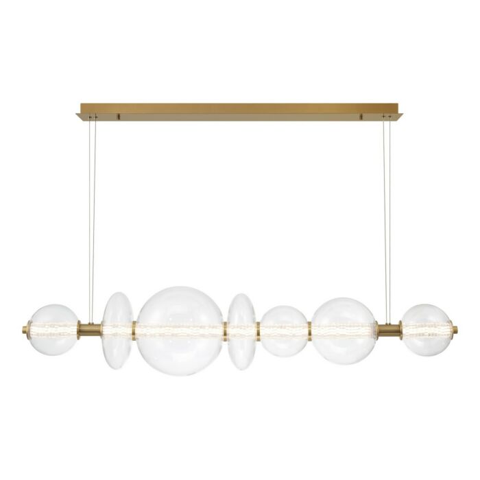 Atomo 1-Light LED Chandelier in Gold