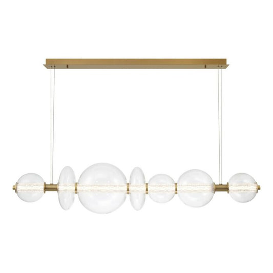 Atomo 1-Light LED Chandelier in Gold