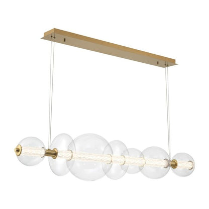 Atomo 1-Light LED Chandelier in Gold