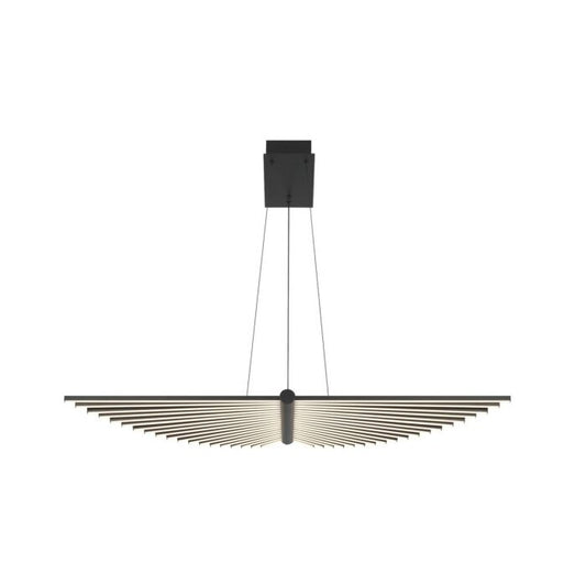 Seraph 1-Light LED Chandelier in Black