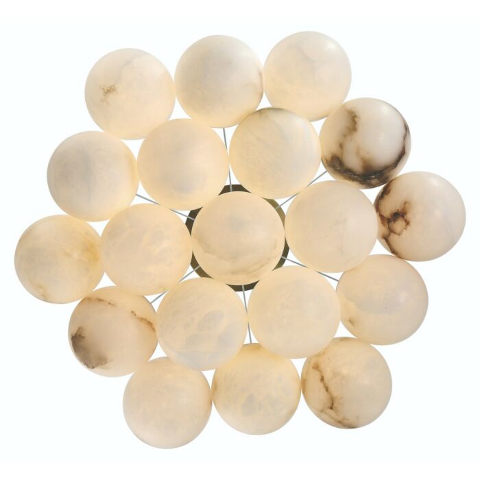 Kepler 19-Light LED Chandelier in Gold