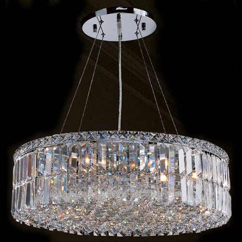 Corp Cascade 12-Light Chrome Finish with Clear-Crystals Chandelier