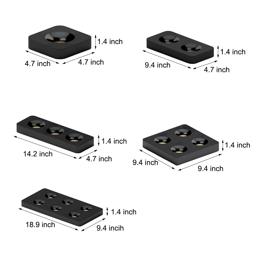 Square LED Anti-Glare Flush Mount Ceiling Light