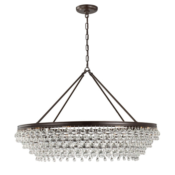 Group Calypso Vibrant Bronze 40-Inch Eight-Light Pendant