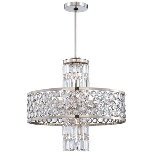 Magique Polished Nickel 13-Light Pendant