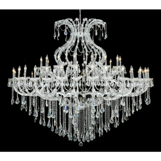 Maria Theresa 49-Light 4Chandelier in Chrome