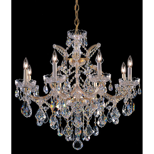 Brass Five-Light Chandelier