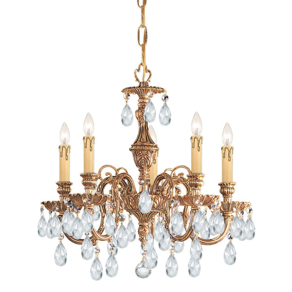 Silver Nickel 24-Inch Eight-Light Chandelier