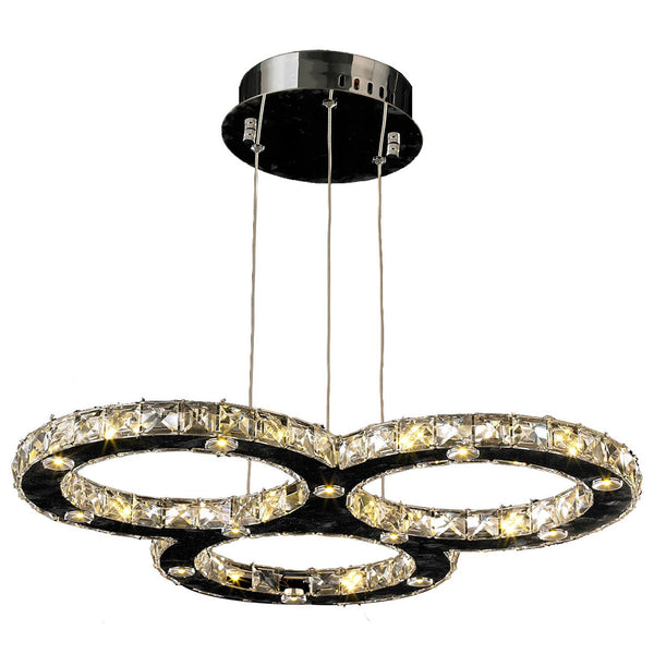 Corp Galaxy Polished Chrome Twenty-Four Light LED Pendant