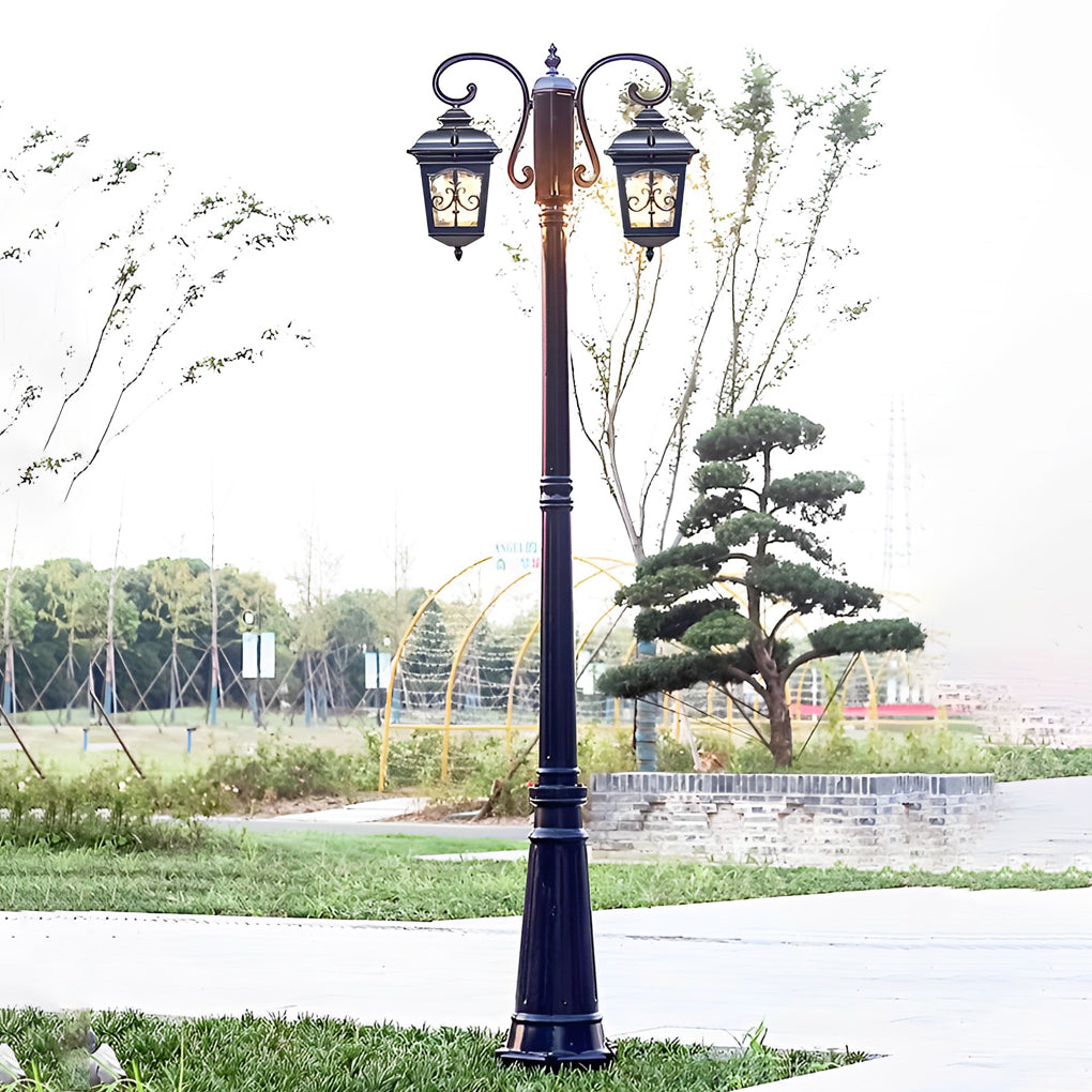 2-Light Outdoor Waterproof Retro European Style Street Lights