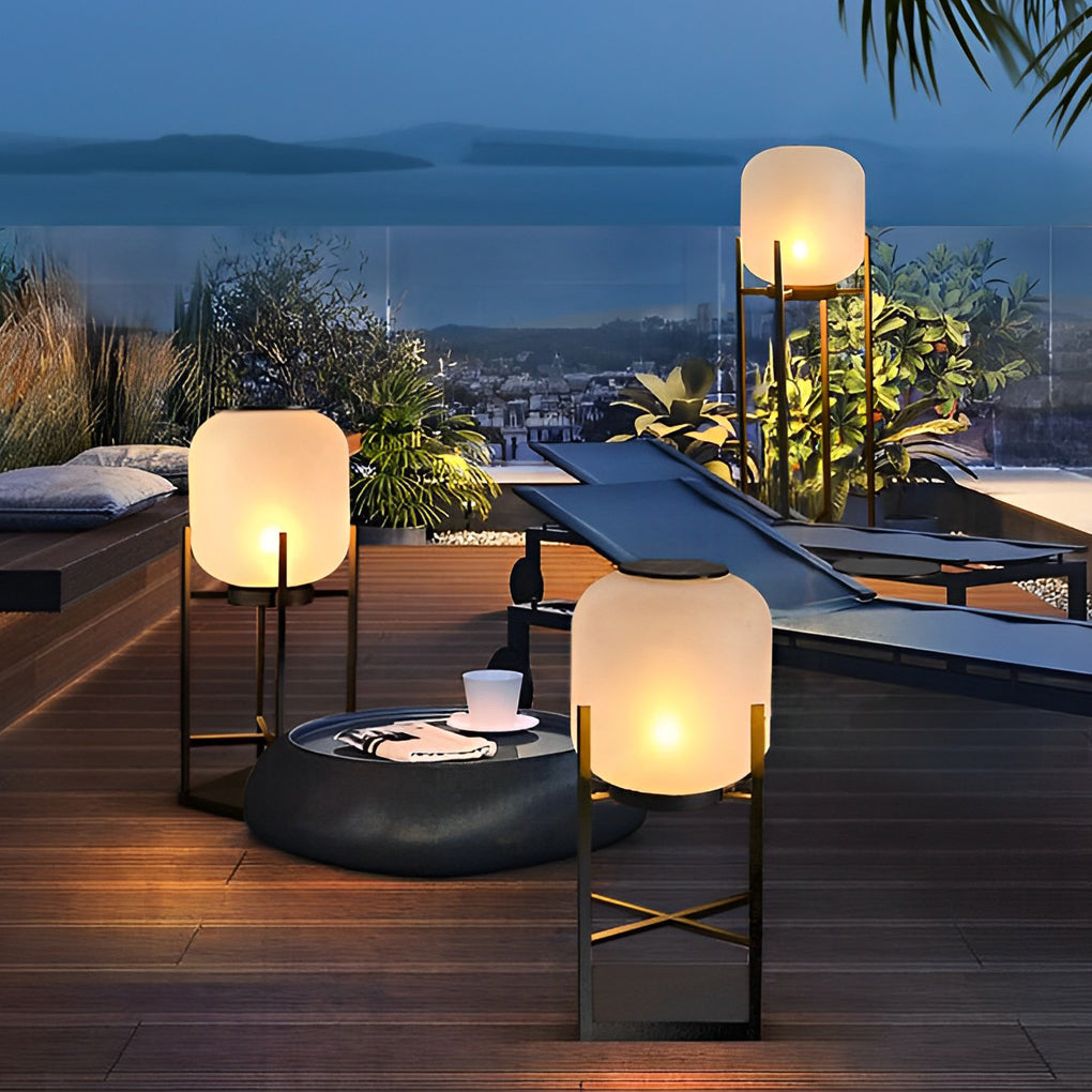 Lantern LED Outdoor Floor Lamp