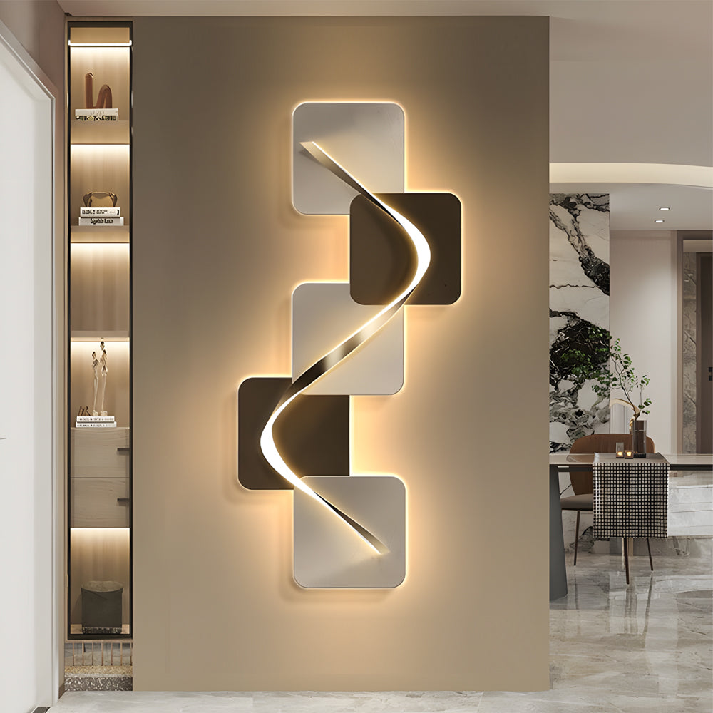 Geometric LED Wall Art Light USB Decorative Wall Painting