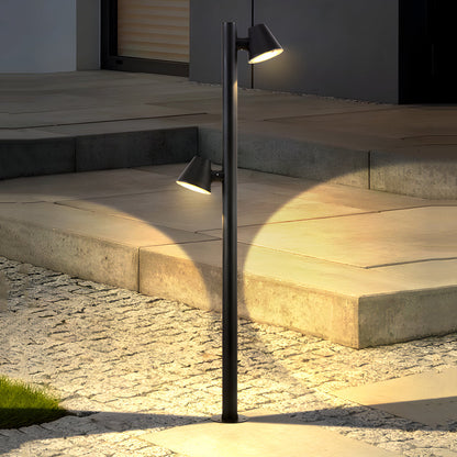 Nut 1/2-LED Outdoor Lawn Bollard Light