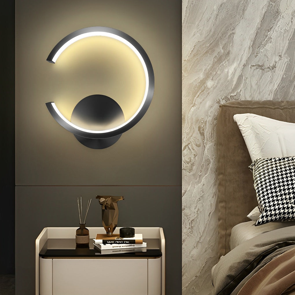 Creative Round Stepless Dimming LED Nordic Wall Lamp Sconces Lighting