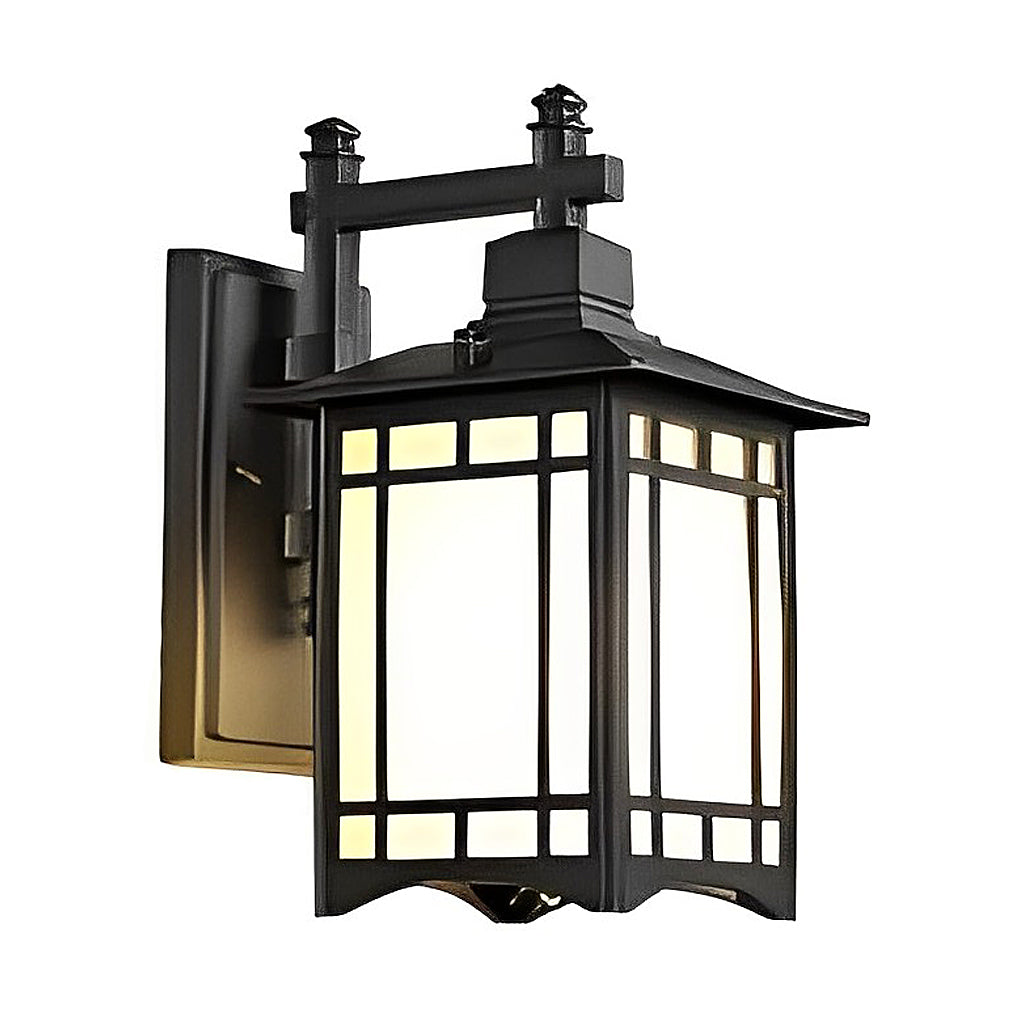 Retro Waterproof LED Vintage Solar Wall Lamp with Remote Wall Sconce Lighting