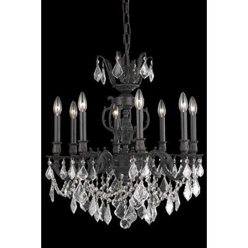 Chandelier with Clear Royal Cut Crystals<br >