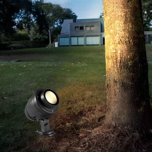 Round Waterproof LED Adjustable Modern Outdoor Spotlights Tree Spot Lights