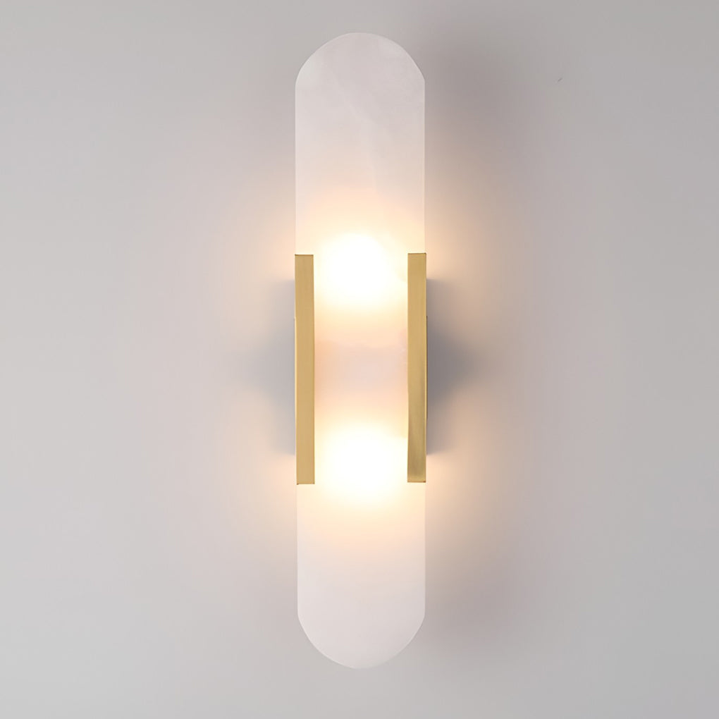 Electroplated Metal G4 LED Up and Down Lights Modern Wall Sconces Lighting