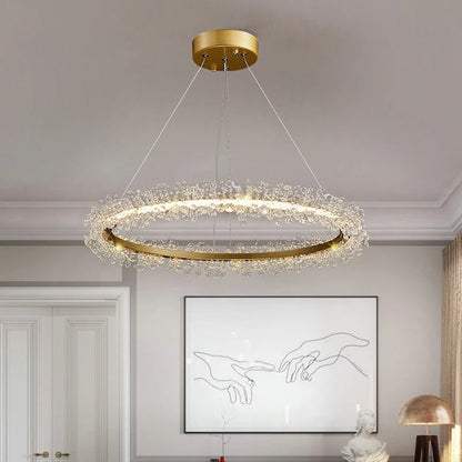 Capri Crystal Modern Light Fixture