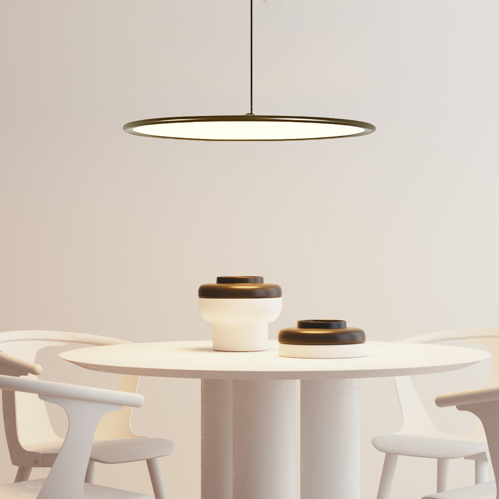 Minimalist Modern Circle Linear Industrial Pendant Lighting