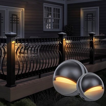 Hallf Moon 12-36V Low Voltage LED Deck Downward Lighting Wall Mounted Step Lights