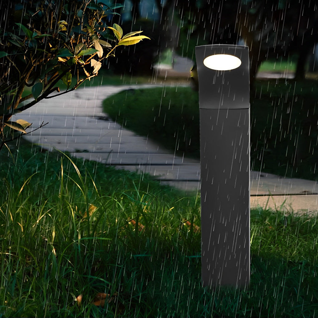 Waterproof IP65 COB LED Black Modern Outdoor Pathway Lights