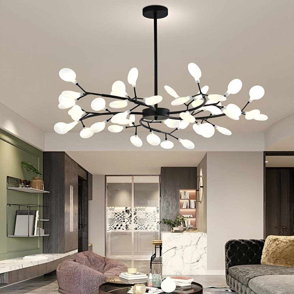 Branches Metal Acrylic Nordic Chandelier Ceiling Light Hanging Lamp