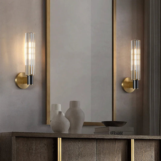 Palermo Retro Brass Wall Sconce