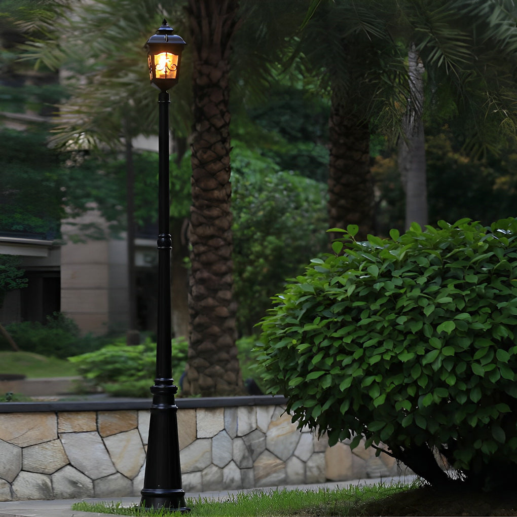 Retro Minimalist LED Waterproof European Style Garden Lamp Post Lights